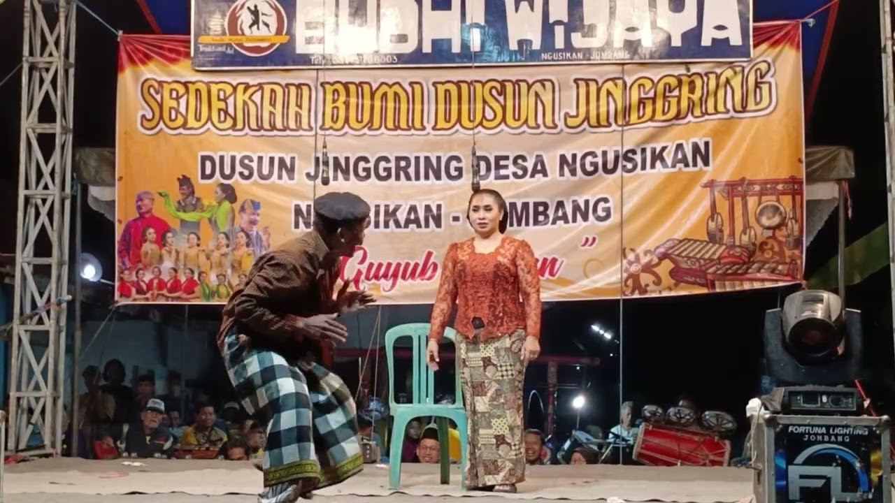 Lawak Ludruk Budhi Wijaya - Dsn jinggring ngusikan Jombang. 