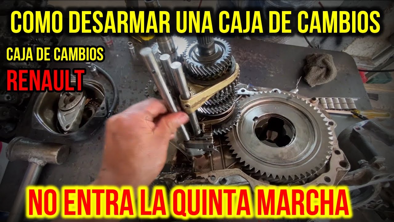 CAJA DE CAMBIOS RENAULT como desarmar la caja de cambios clio megane kangoo