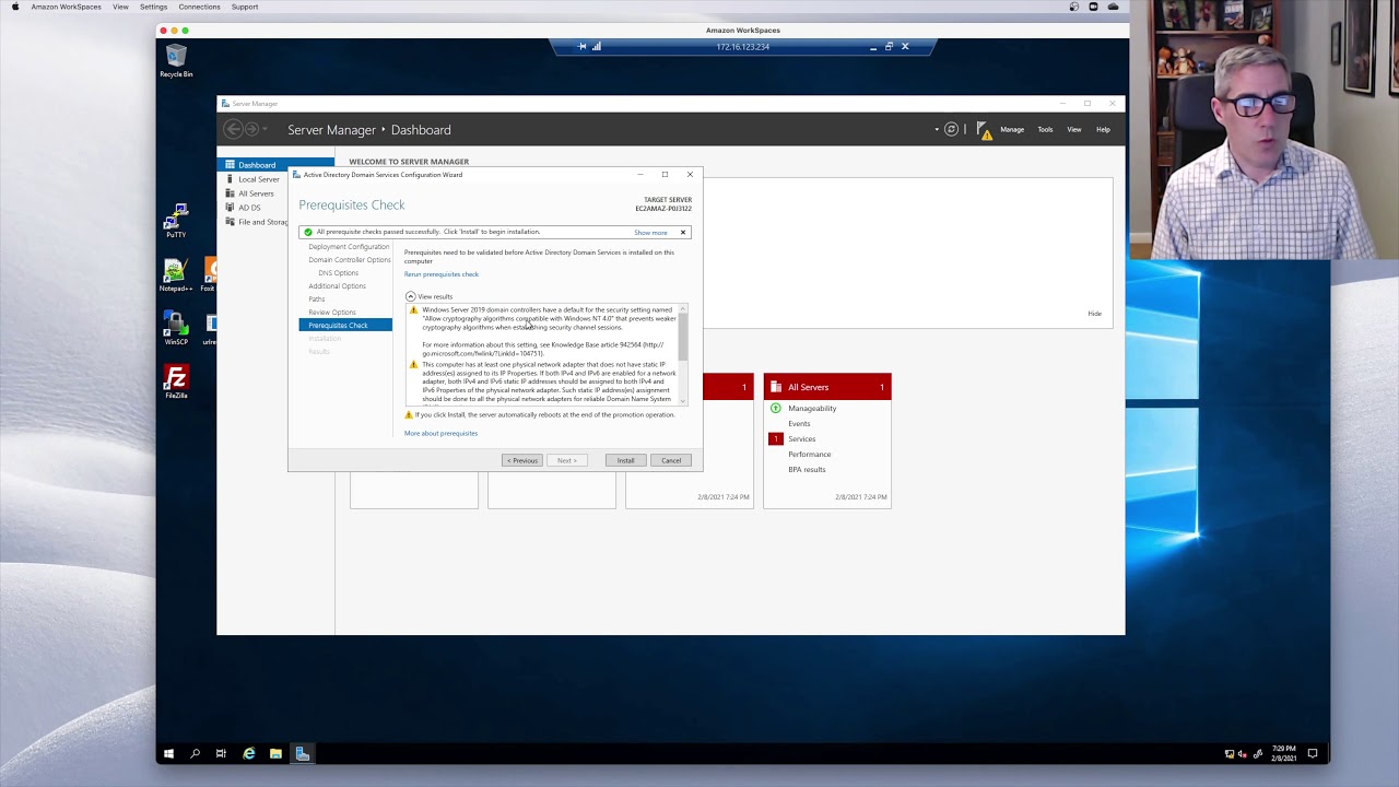 Active Directory: Episode1 - Installing a first Domain Controller in Server 2019