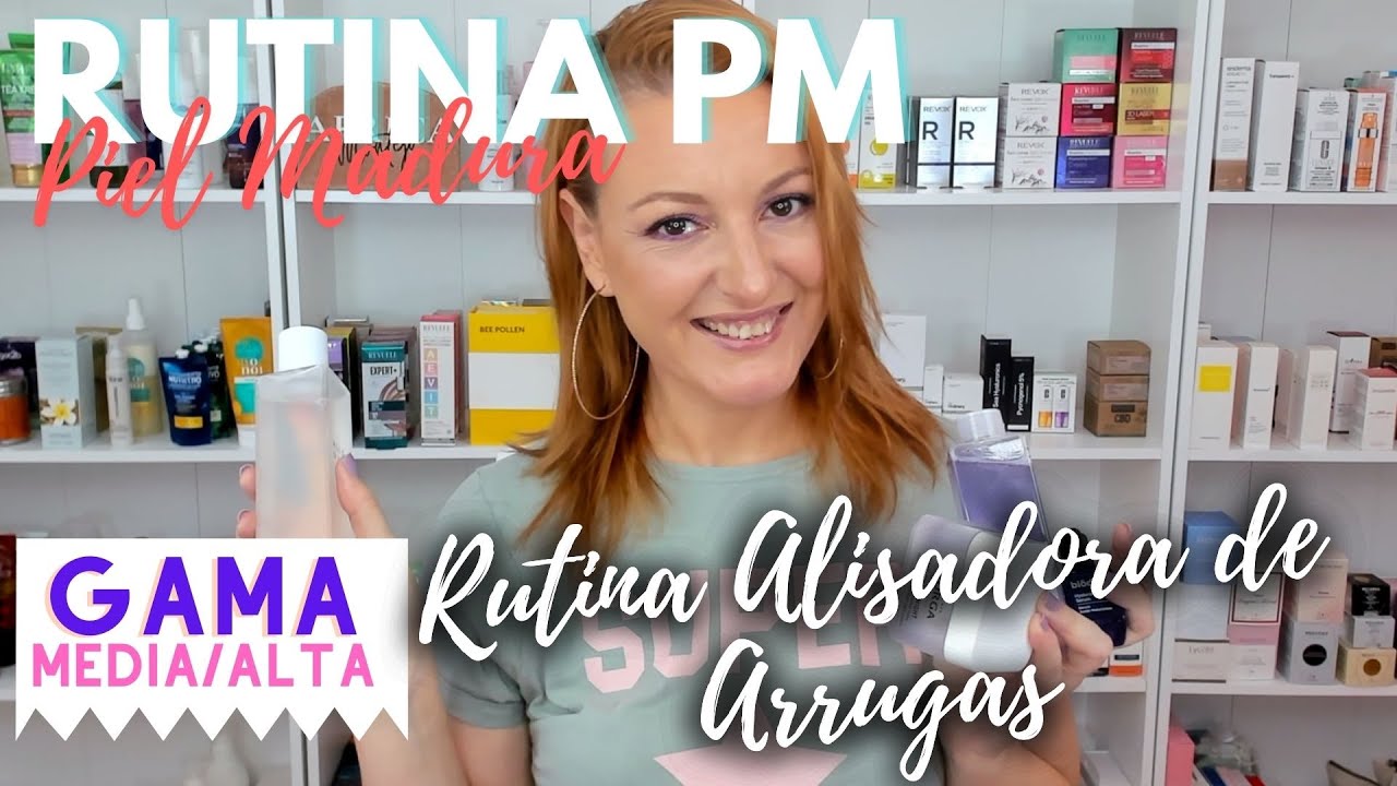 ¡SU PRECIO SI ES JUSTIFICADO! PIEL MADURA RUTINA DE NOCHE ALISADORA DE ARRUGAS - GAMA MEDIA/ALTA