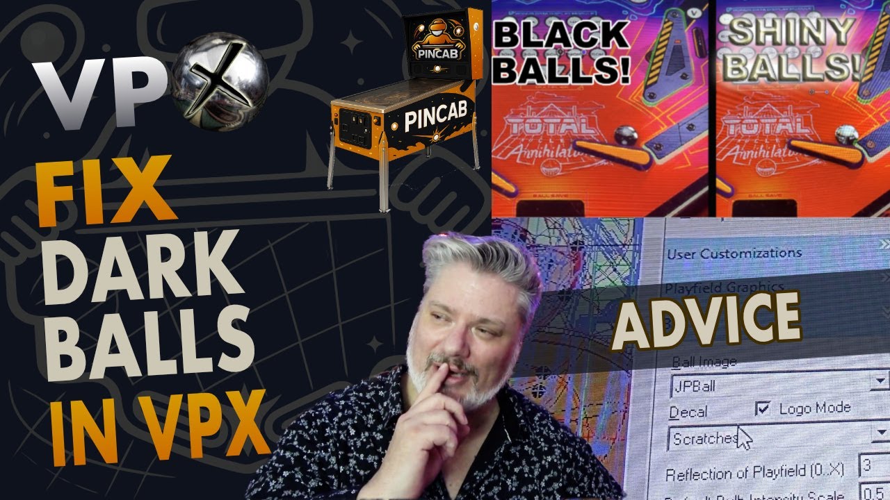 Fix Dark Balls in VPX #pinball #vpx