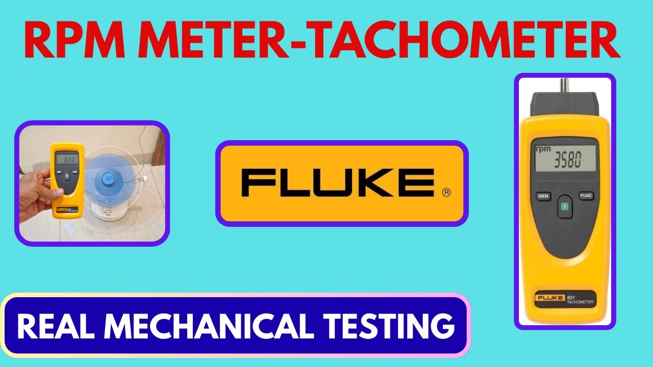 How to use RPM meter | Tachometer for testing | AHU RPM meter | Pump shaft rpm meter