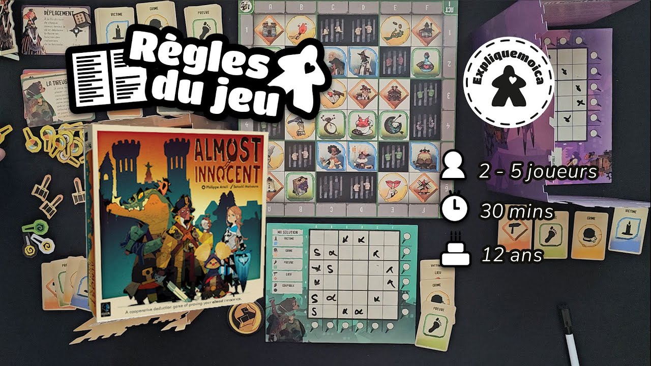 🕵️ALMOST INNOCENT 🕵️ règle du jeu #matagot #expliquemoica