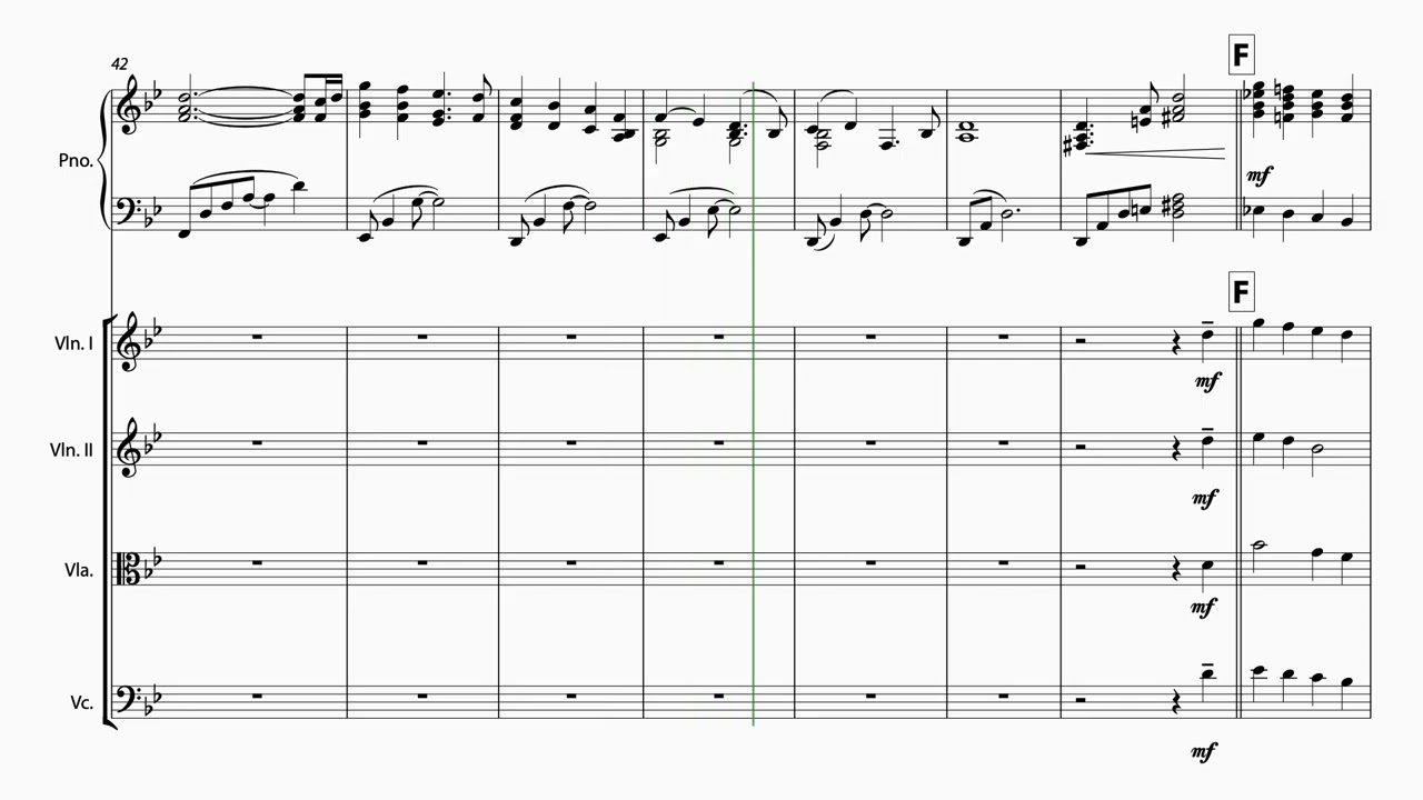 O Sacred Head Now Wounded arranged for piano and string quartet by Chris R. Hansen