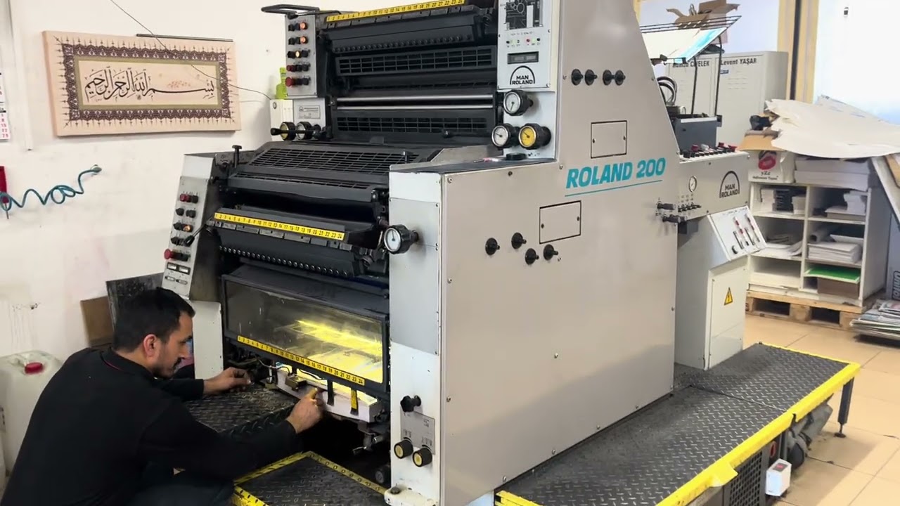 Roland 200 ile baskı