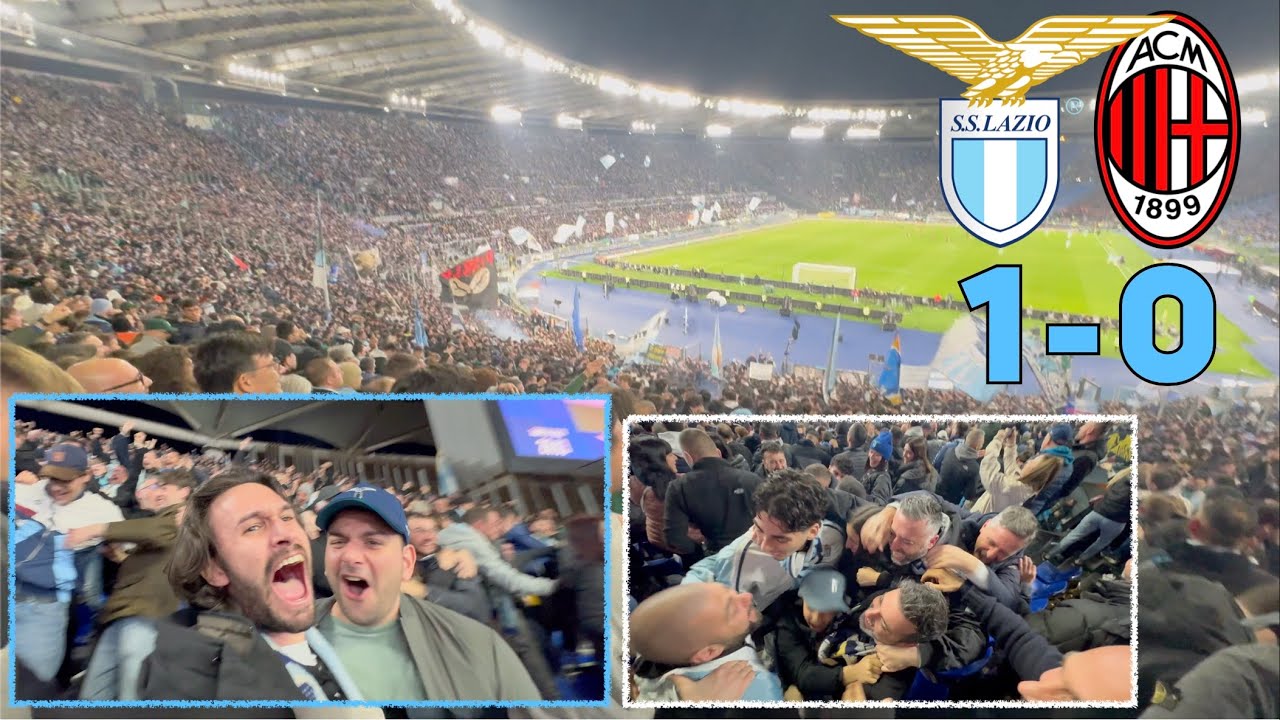 LAZIO-MILAN 1-0 | LIVE REACTION dalla NORD | Siamo TORNATI!