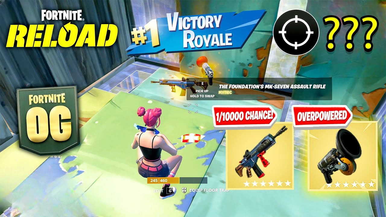 I Found Mythic MK7 (1/10000) & Jules Grappler in One Game! | Fortnite OG Reload | High Kill Gameplay