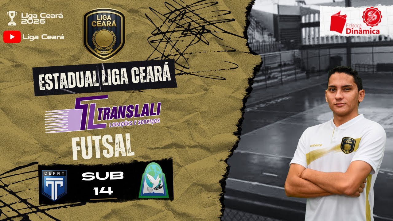 Estadual Translali Liga Ceará de Futsal 2026: Tirol x Semear - Categoria Sub-14