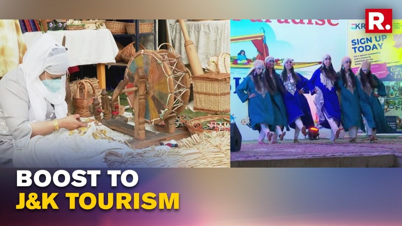 J&K Celebrates World Tourism Week, Traders Set Up Stalls Decorated With Souvenirs