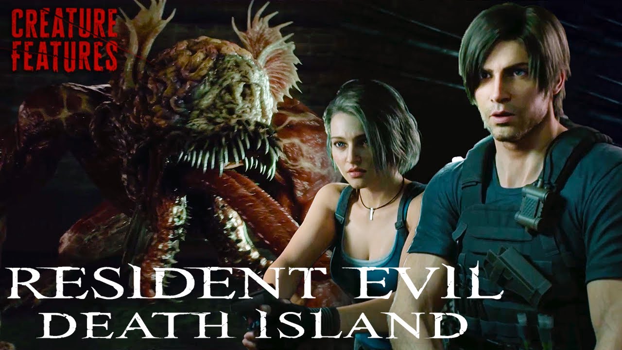Jill & Leon Fight Off The Lickers | Resident Evil: Death Island | Creature Features