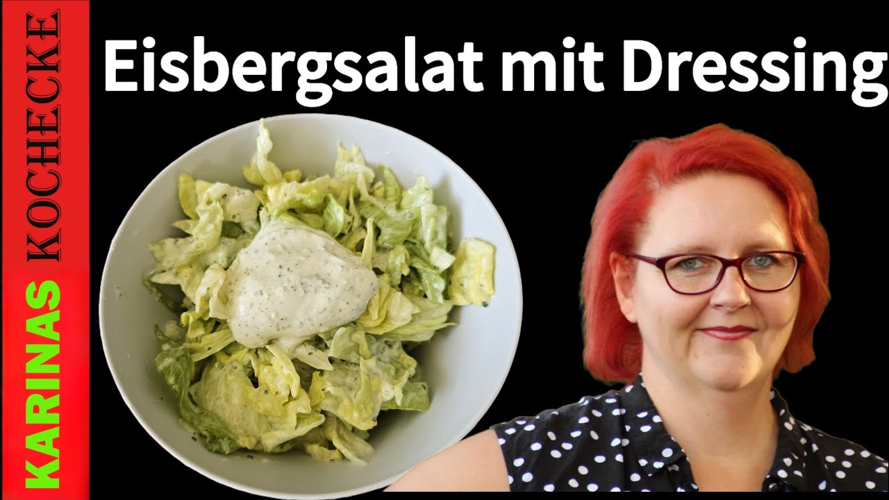 Eisbergsalat mit schnellem Dressing – gesund & histaminarm!