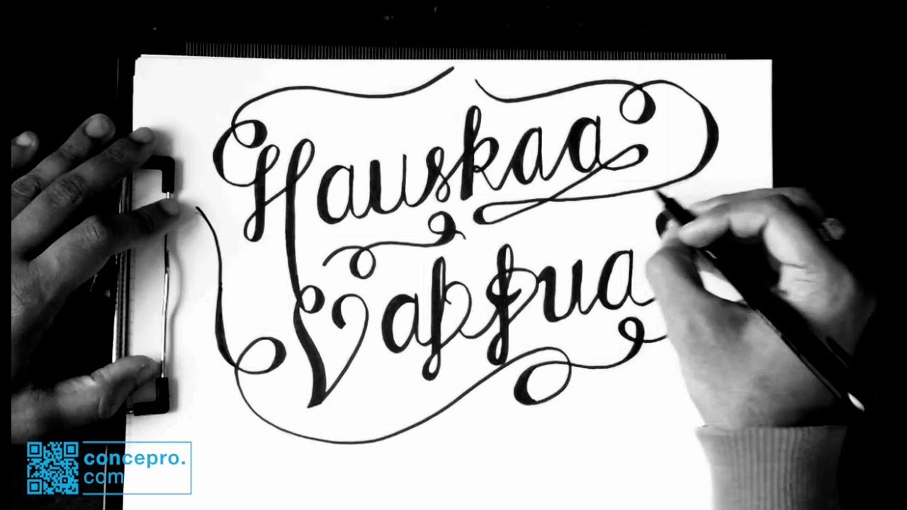 Hauskaa Vappua - Greetings through lettering