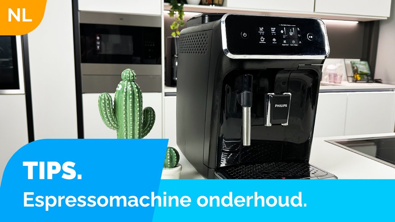 Hoe onderhoud je je espressomachine?