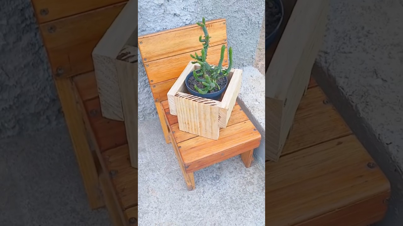 Cachepot f&aacute;cil #diy #woodworking #design #decor #home