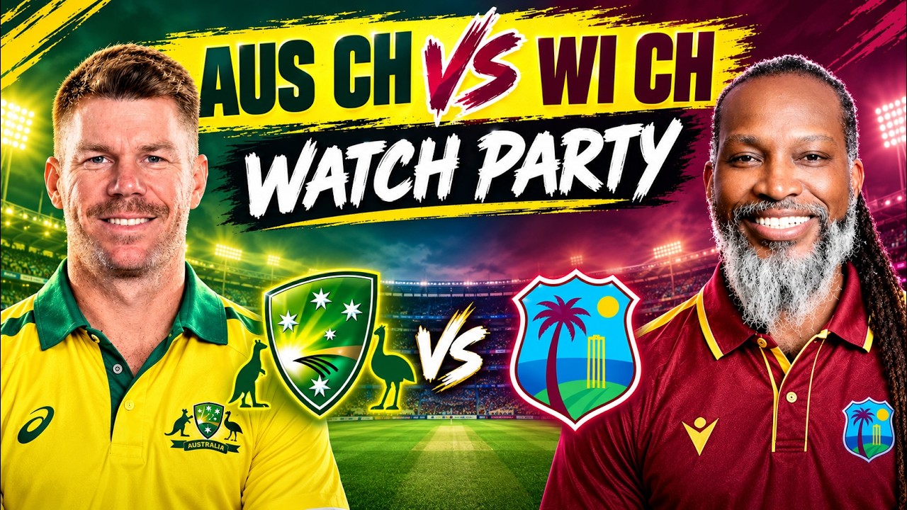 Australia Champions vs West Indies Champions Discussion🔥WCL Semi-Final Watch Along & Prediction