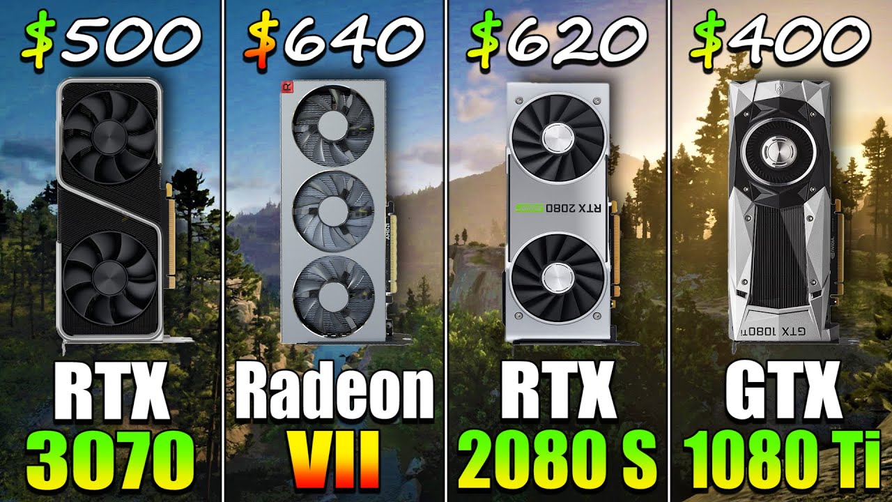 RTX 3070 8GB vs Radeon VII 16GB vs RTX 2080 SUPER 8GB vs GTX 1080 Ti 11GB