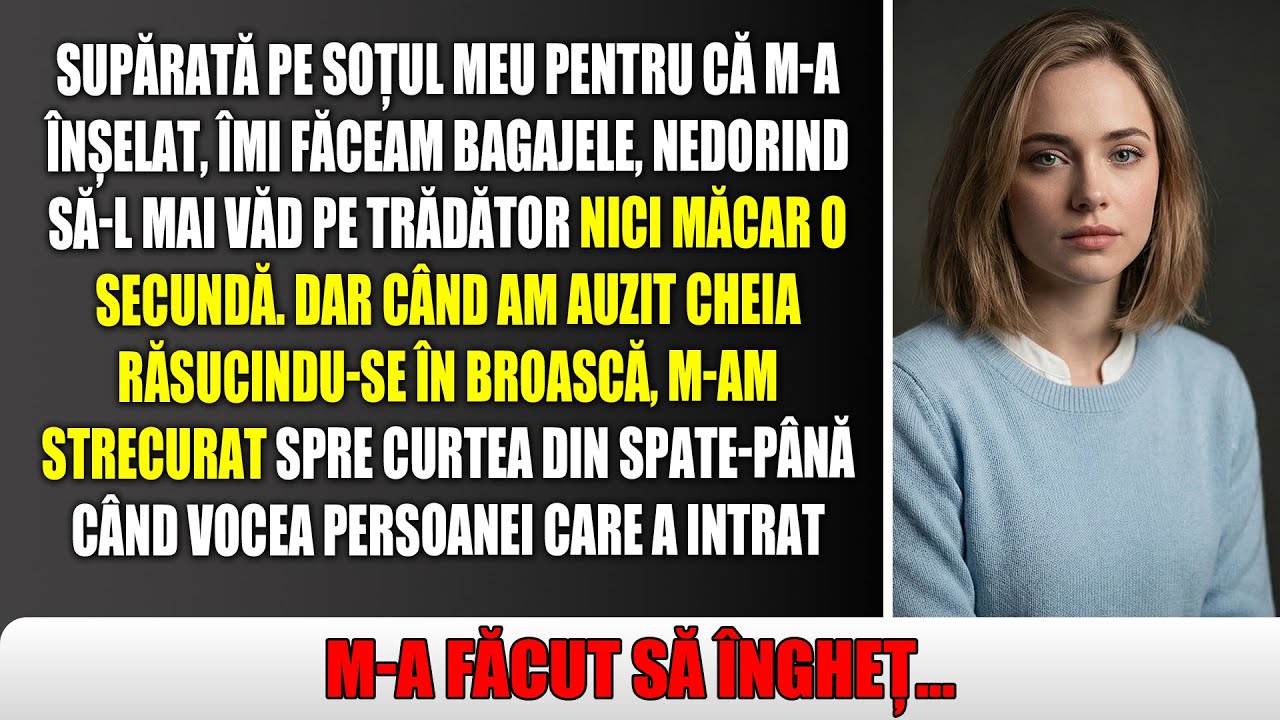 Furioasă că soțul mă înșela, împachetam să plec când am auzit azi o conversație interzisă...