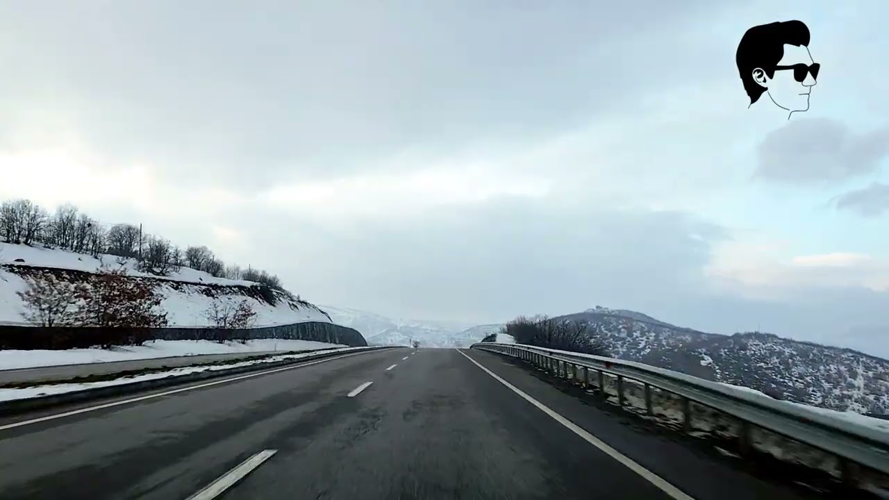 Bingöl’den Malatya’ya Kış Yolculuğu | Karlı Dağ Yollarında Sakin Bir Sürüş (4 Dakika)