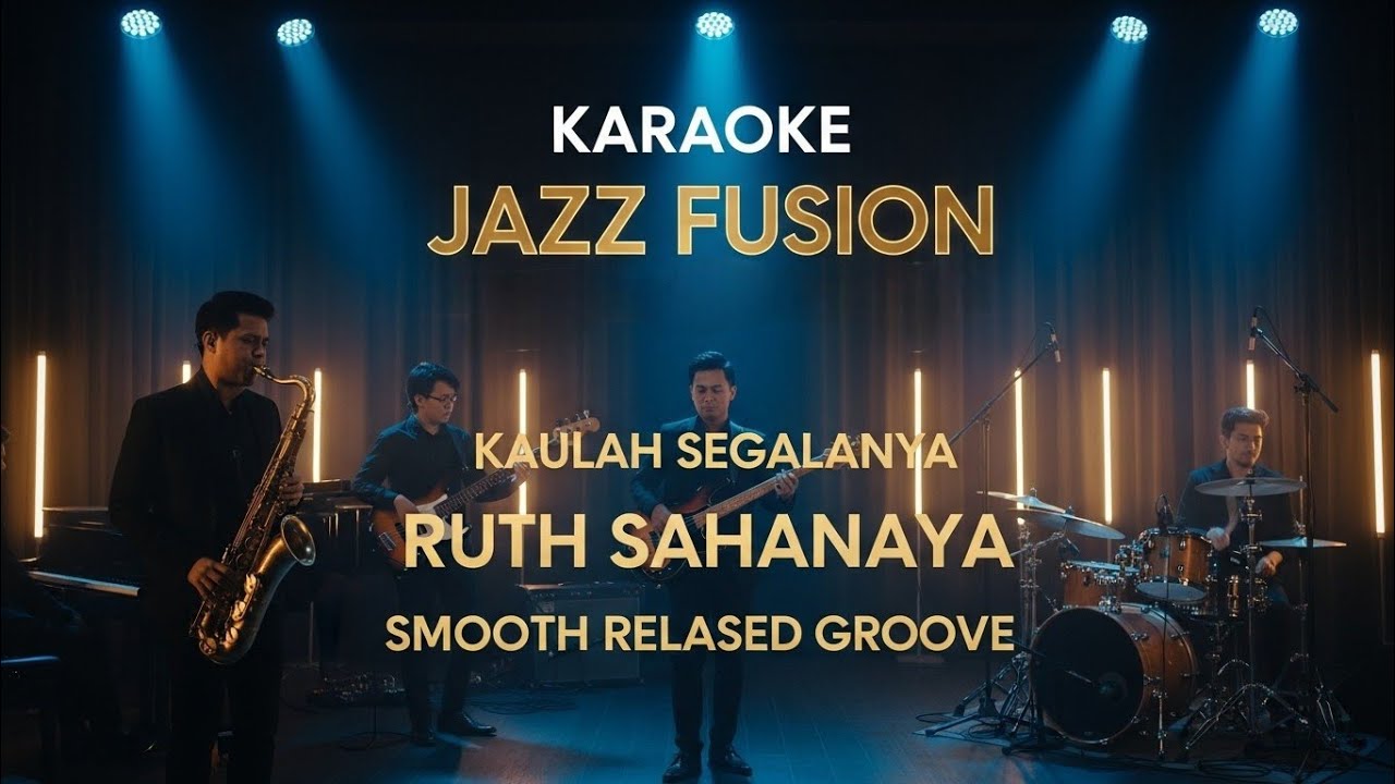 [KARAOKE] Kaulah Segalanya - Ruth Sahanaya | Jazz Fusion Version | Smooth & Emotional Groove