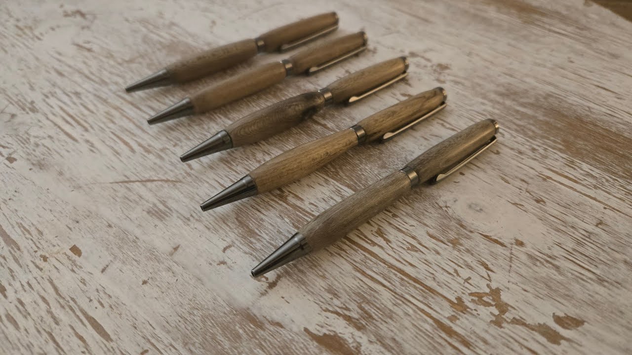 #Woodturning some woodturned pens