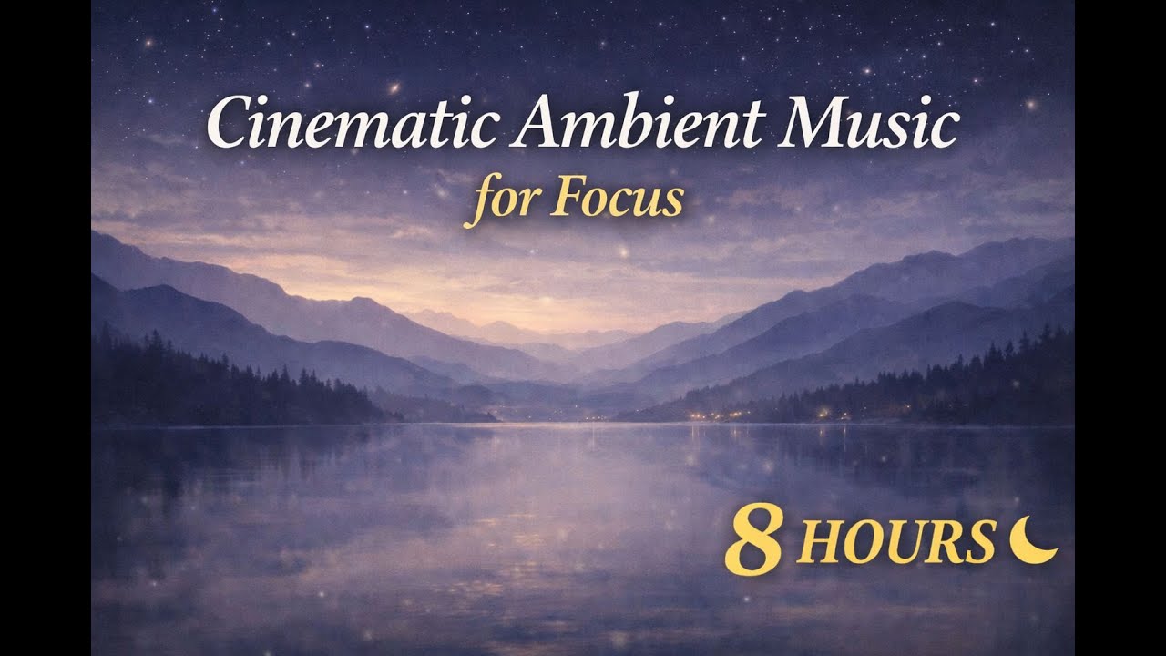 8 Hours Cinematic Ambient Music for Focus, Deep Work & Concentration