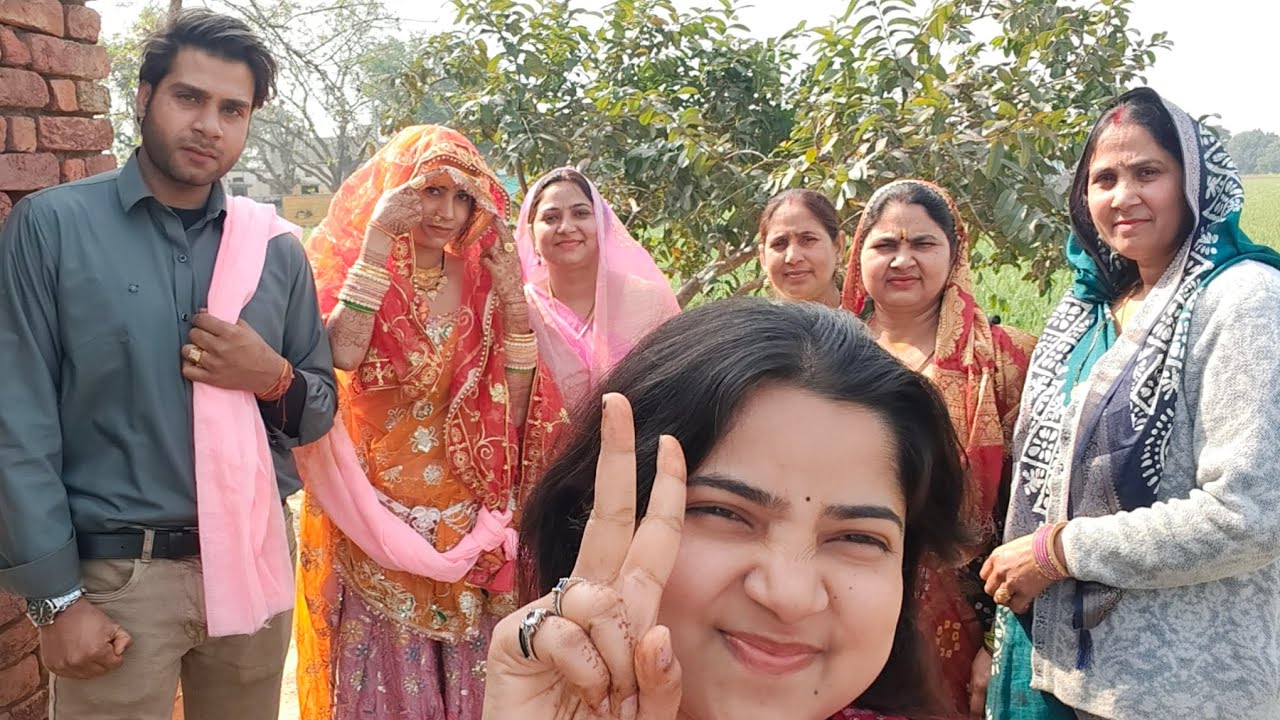 Shaadi Ke Baad Gaon Ki Pehli Puja 🏡✨ | Last Rituals of Bride & Groom