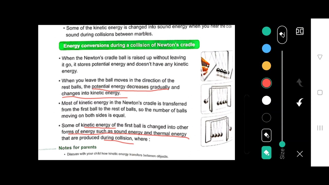 5) Energy conversion during collision Science Primary 4 first term