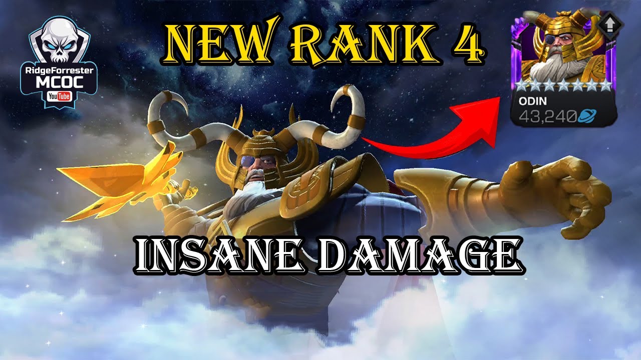 WORLD FIRST! 7 Star Rank 4 ODIN Game Play - MCOC