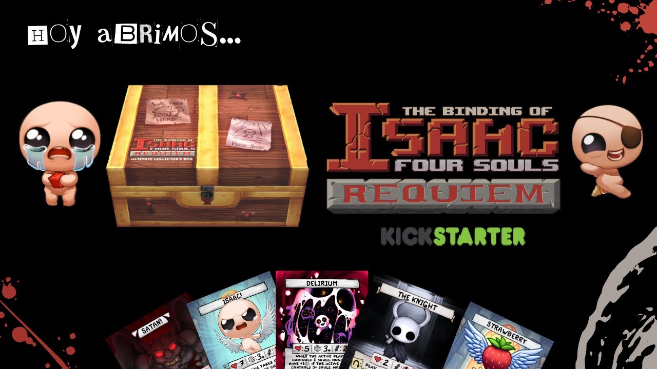 The Binding of Isaac: Four Souls Requiem (Kickstarter en Español) | Hoy abrimos...