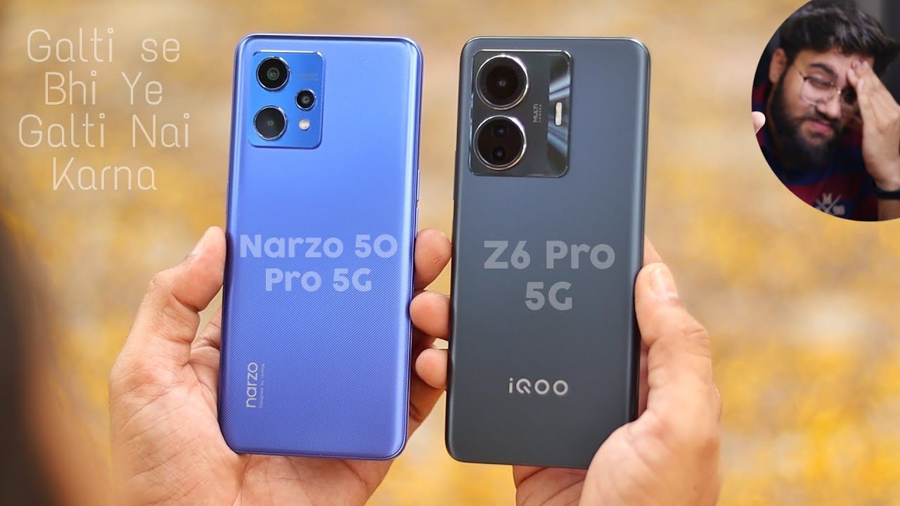 realme NARZO 50 Pro 5G vs iQOO Z6 Pro *Full Comparison* ⚡ Camera, Display & More