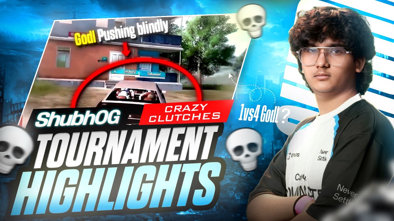 1v4 GODL ? 💛|| Clutches And Frags 🔥|| Raw Highlights 🥷| ShubhOGBGMI 