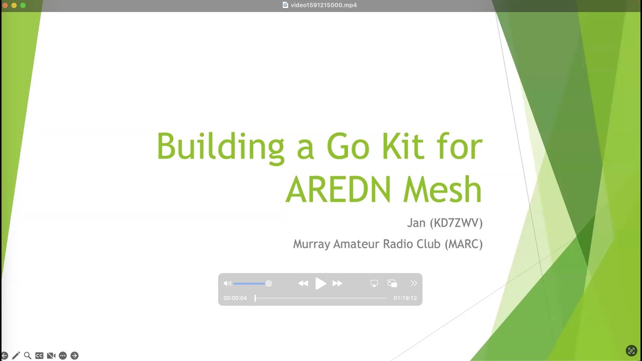 Building a Go Kit for AREDN Mesh - Advanced Topics - 11 SEP 2025