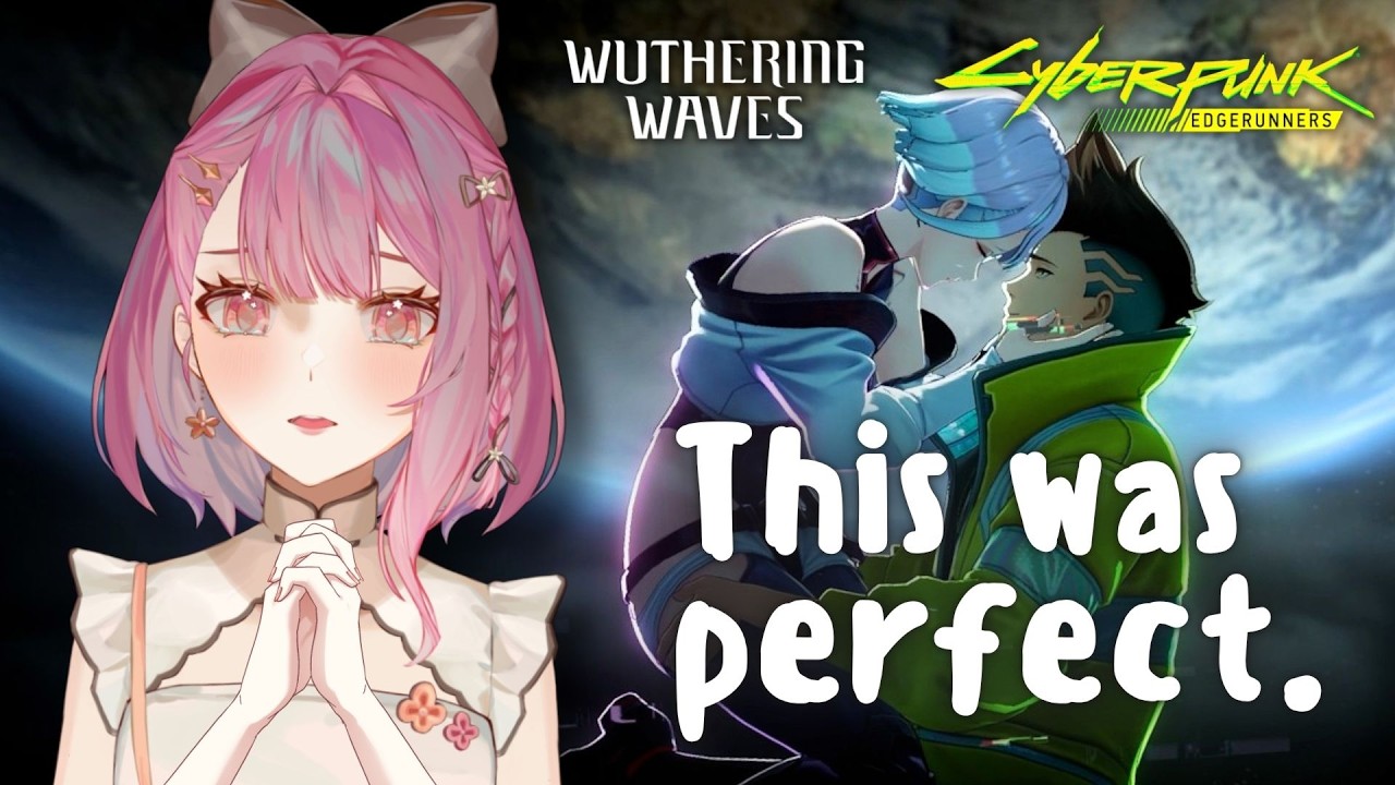 I CAN'T STOP CRYING. Reacting to Lucy & David's Reunion | Wuthering Waves x Cyberpunk Collab Story