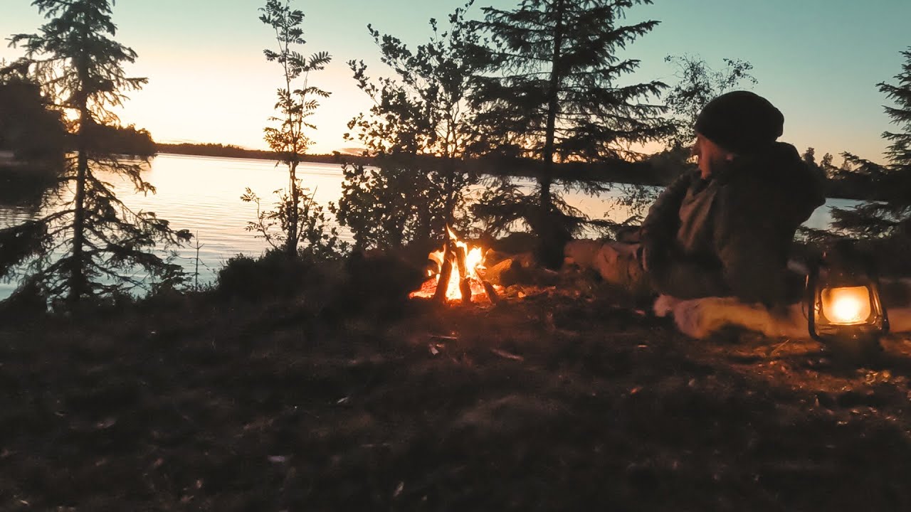 Solo Camping under the Midnight Sun / Swedish Wildernes