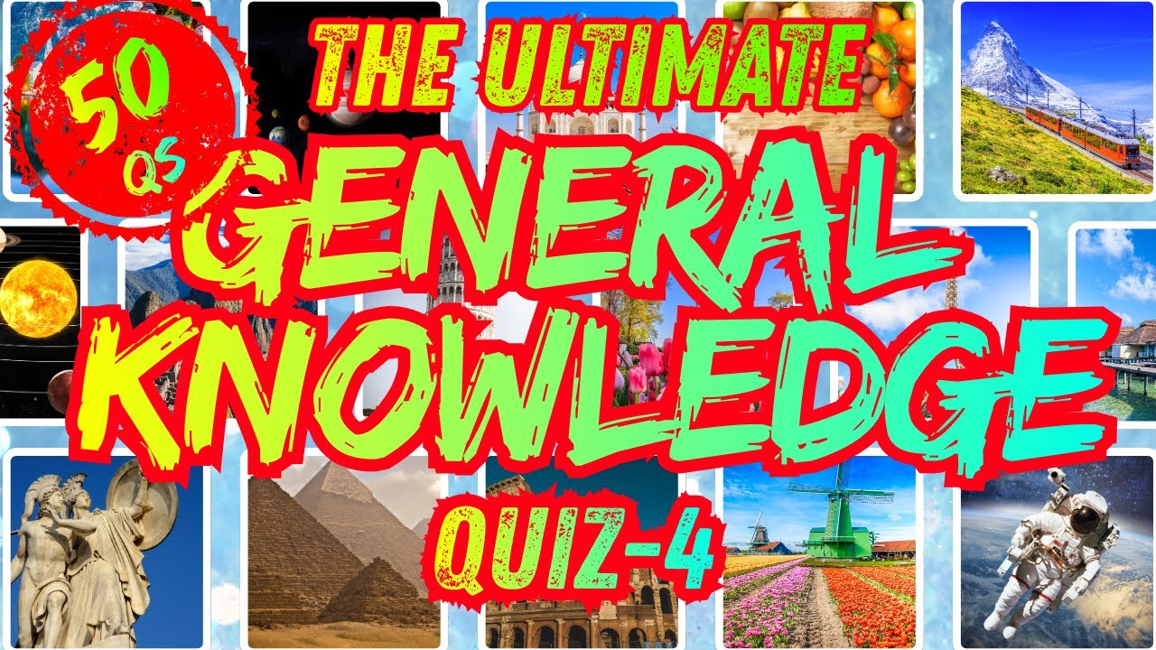 The Ultimate General Knowledge quiz 4 | 50 questions | Beat the Buzzer!!!!