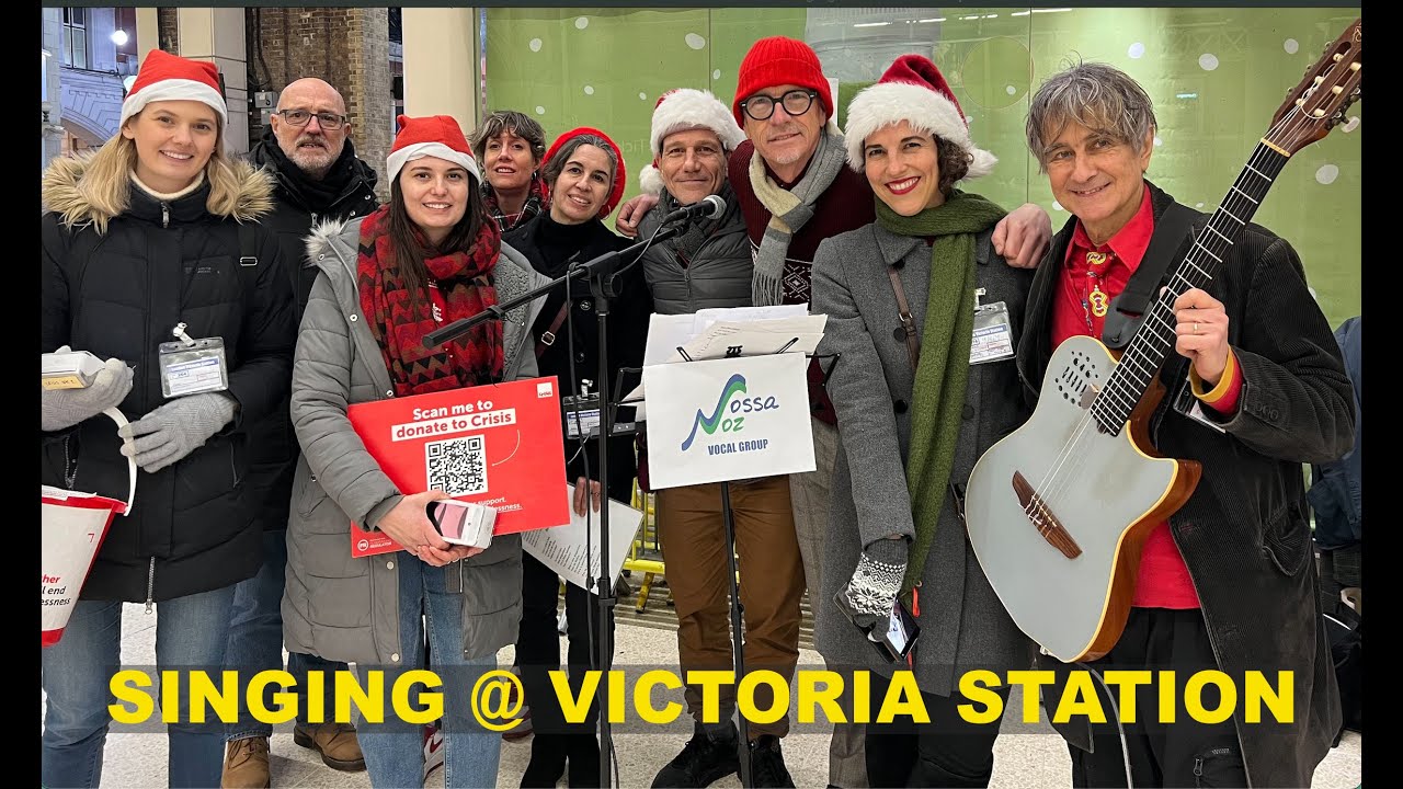 NV @ Victoria Station singisng for 