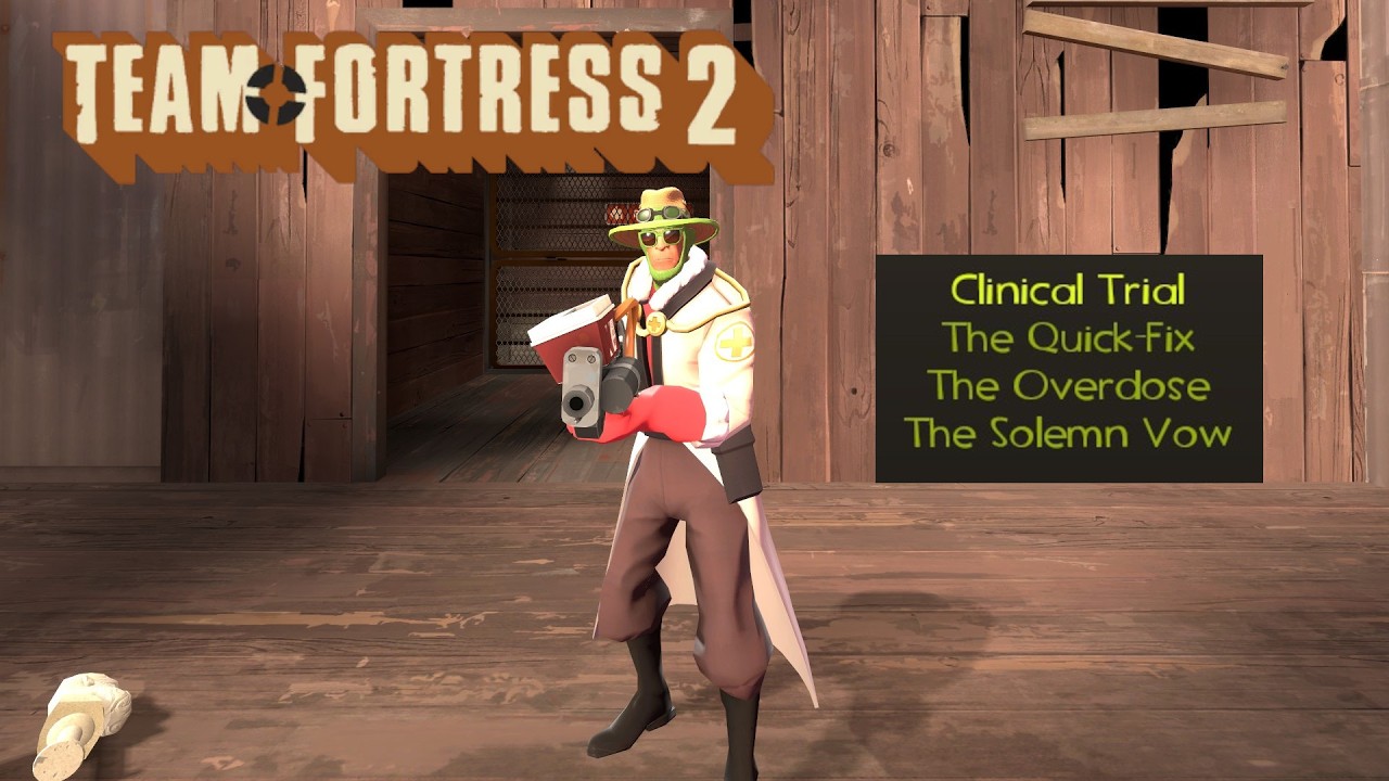 Trying the Clinical Trial item set for Medic (TF2)