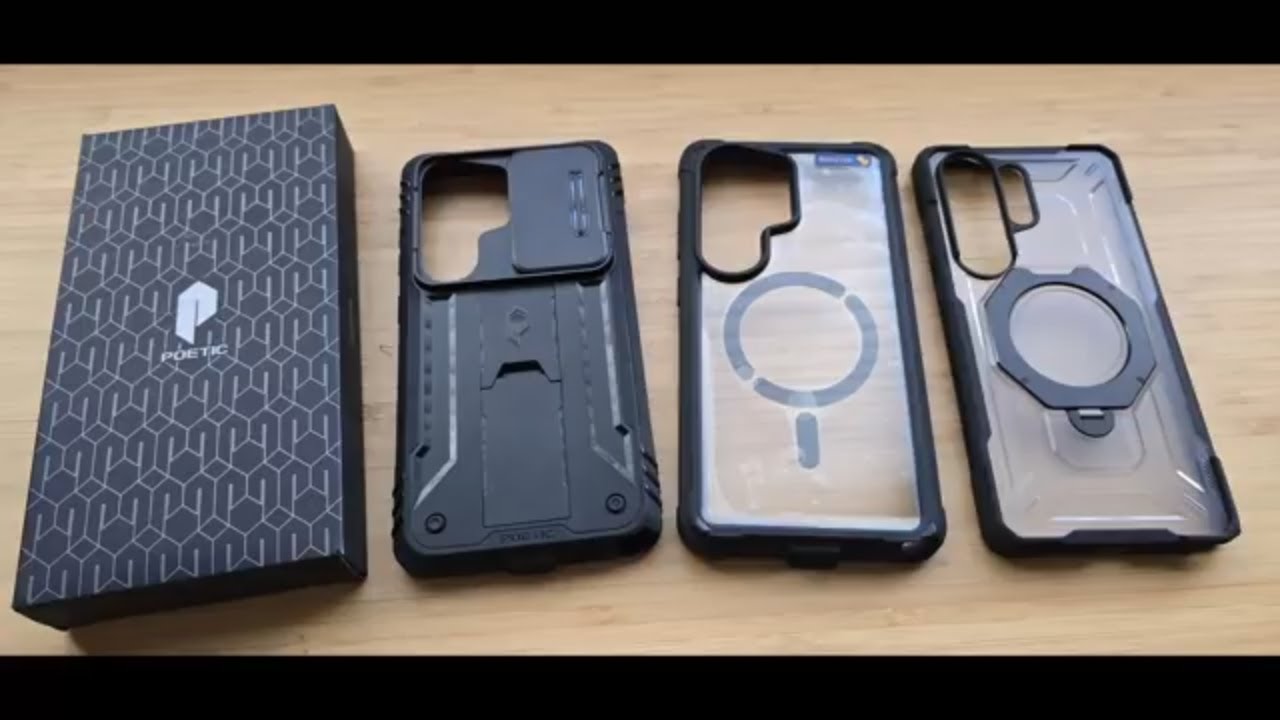 Чехлы Poetic для Samsung S26 Ultra с защитной пленкой для экрана