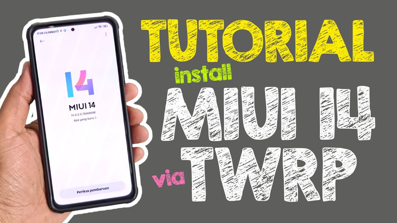 Cara Pasang MIUI 14 Via TWRP
