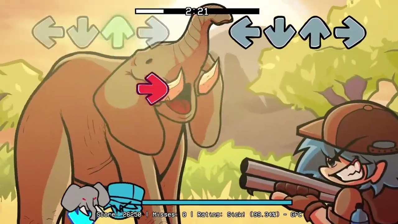 FNF - The Executable Entourage: Rebooted - Elephantitis