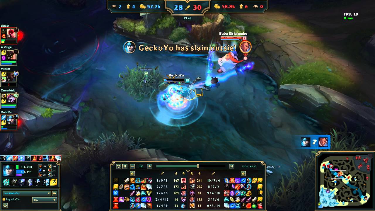 taric outplay in rly shitty fps