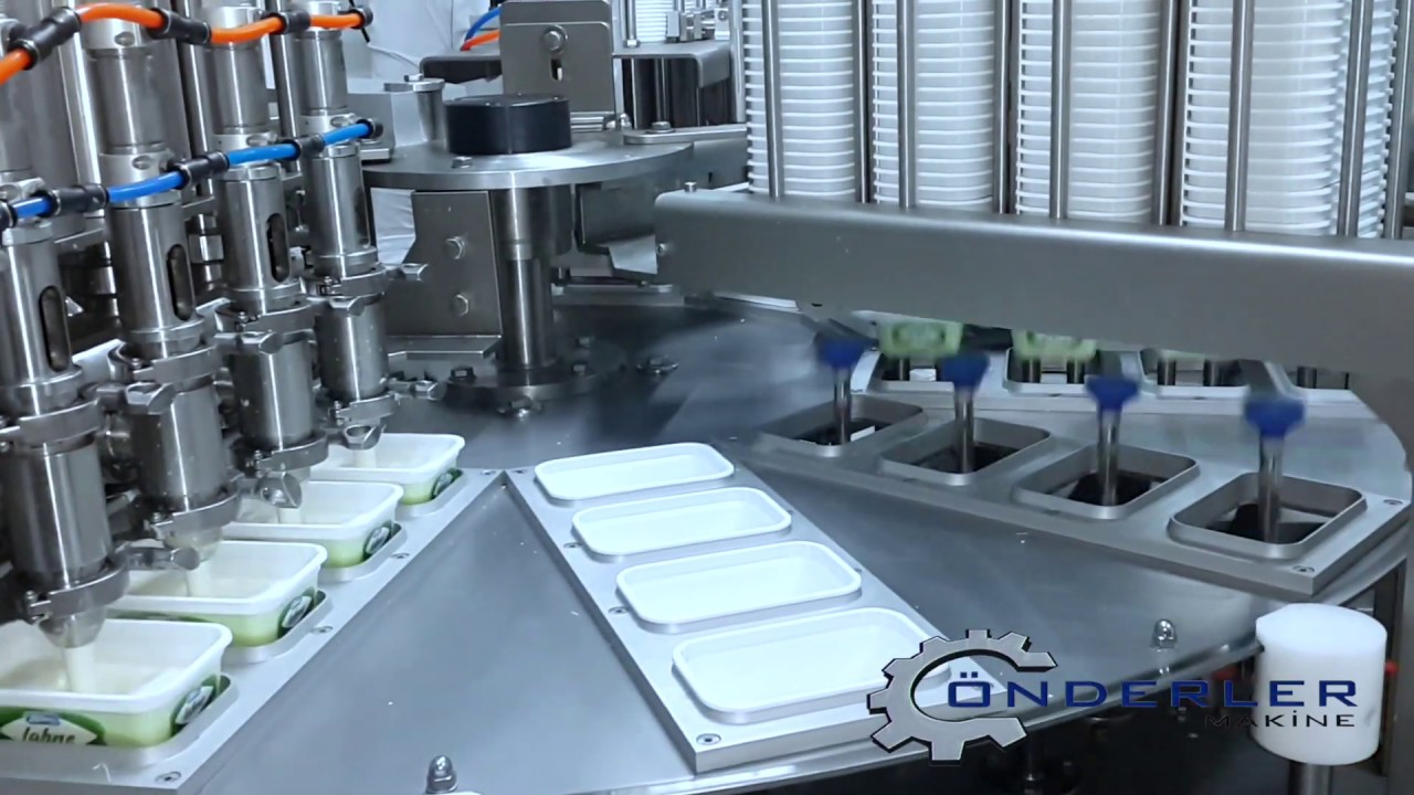 Cup filling and packaging machine/www.onderlermakine.com.tr