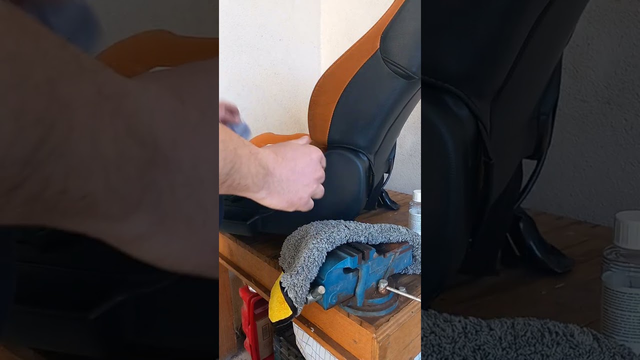 350z restauration du cuir alezan restoration of leather 4/9