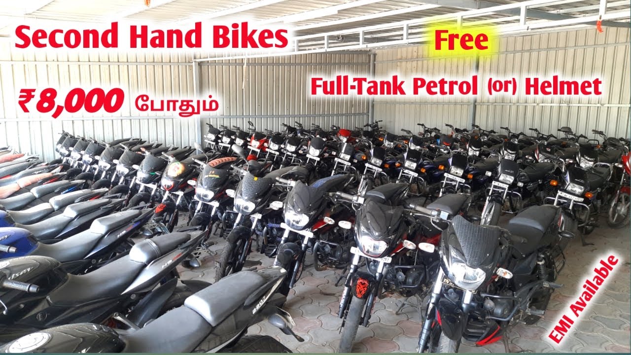 Free Full-Tank Petrol(or)Helmet|ரூ 8000 முதல் latest Second hand bikes Pulsar,Apache&mileage bikes