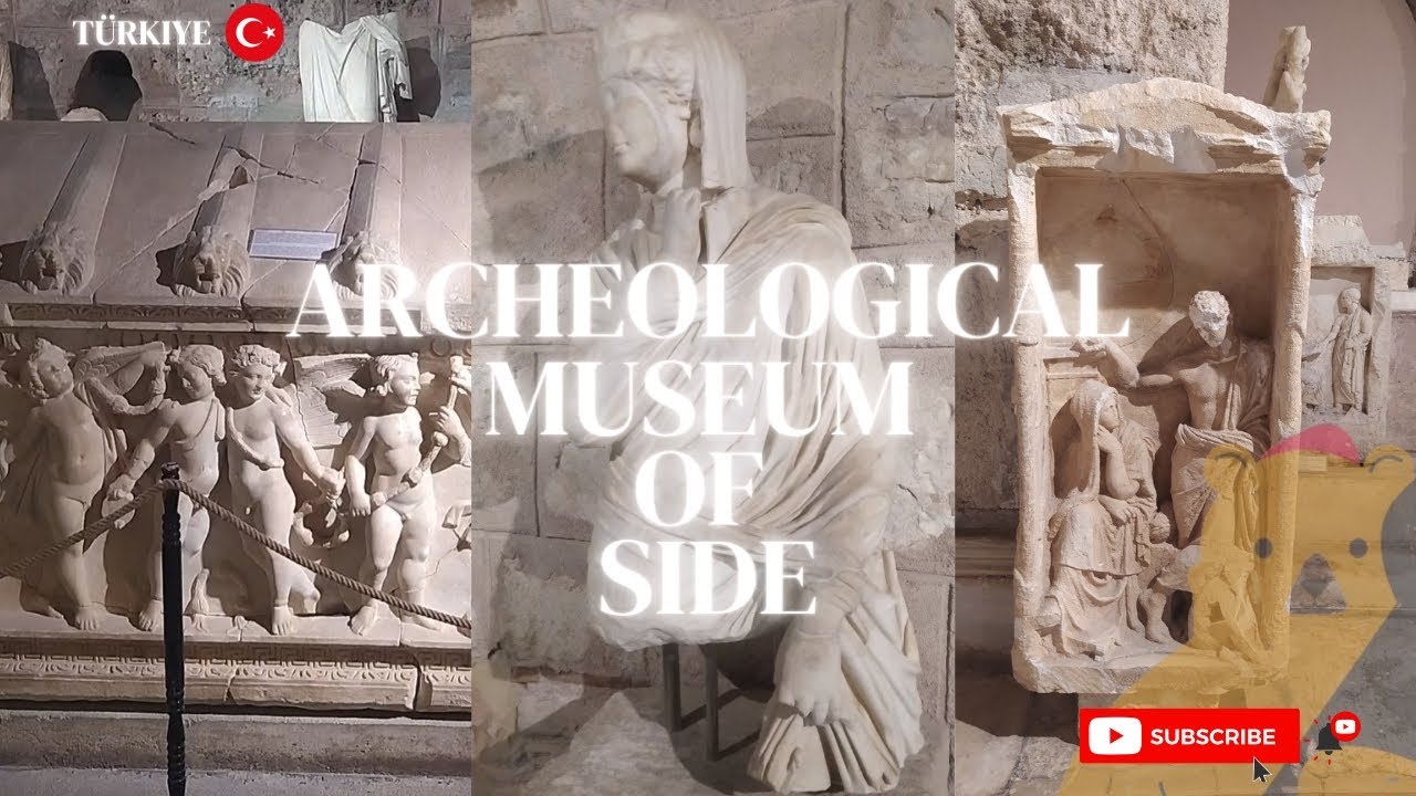 The Side Archeological Museum  Antalya. T&uuml;rkiye #tourism #travel #travelvlog #museum #t&uuml;rkiye