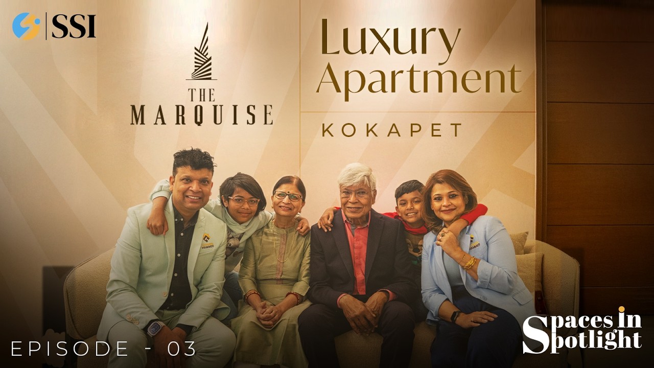 EP 03 Spaces in Spotlight (The Marquise, Kokapet) - Purna & Sourojit's  Home