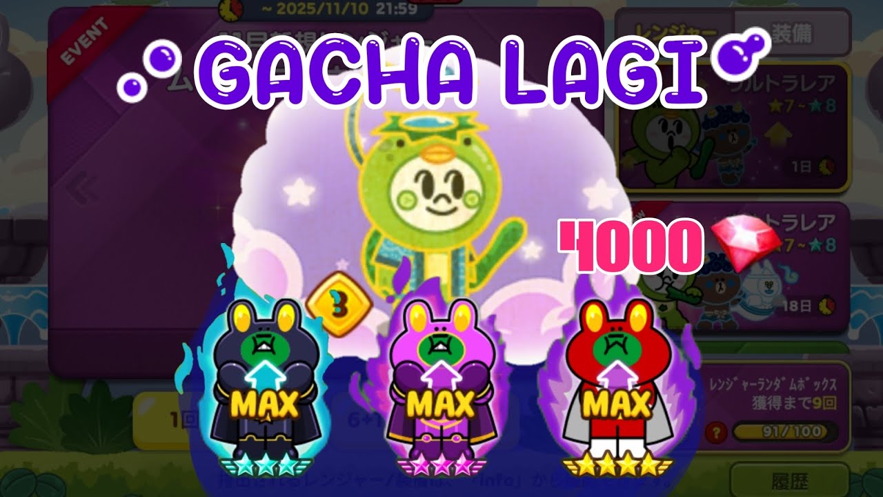 GACHA TERUS! Cari Kappa Moon Lagi & Leonard B9 - LINE RANGERS INDONESIA