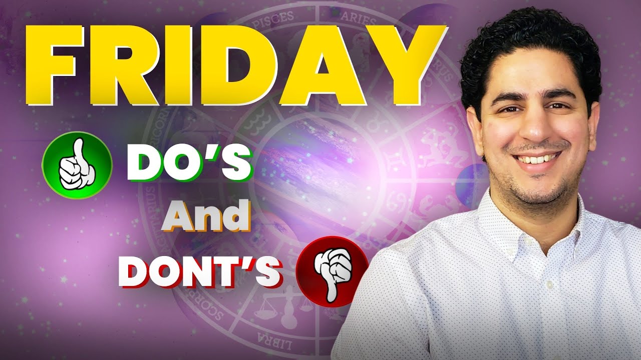 FRIDAY activities you MUST DO !!