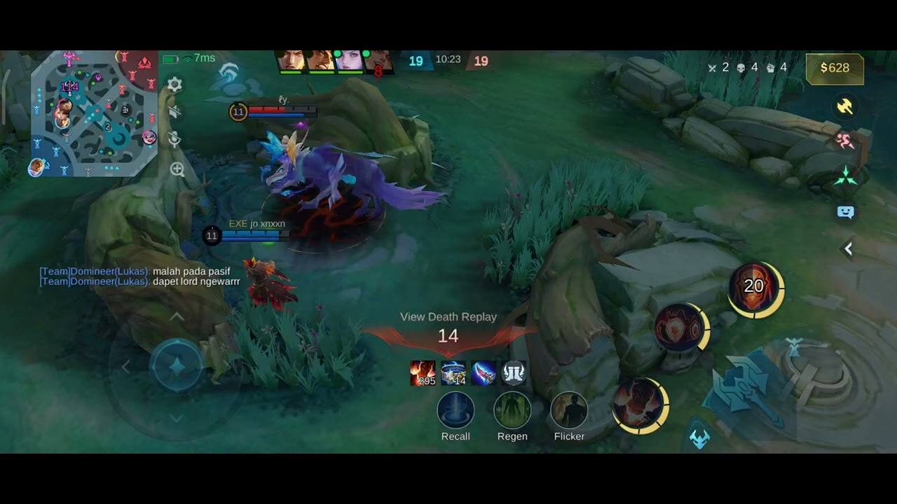 Gameplay Aldous MVP Hard Carry Exp Lane #like #subscribe #mlbb #mobilelegendsbangbang #gaming #game
