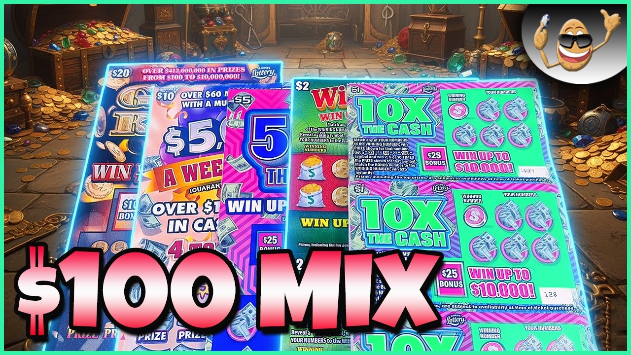 $100 MIX OF FLORIDA SCRATCH OFFS!!